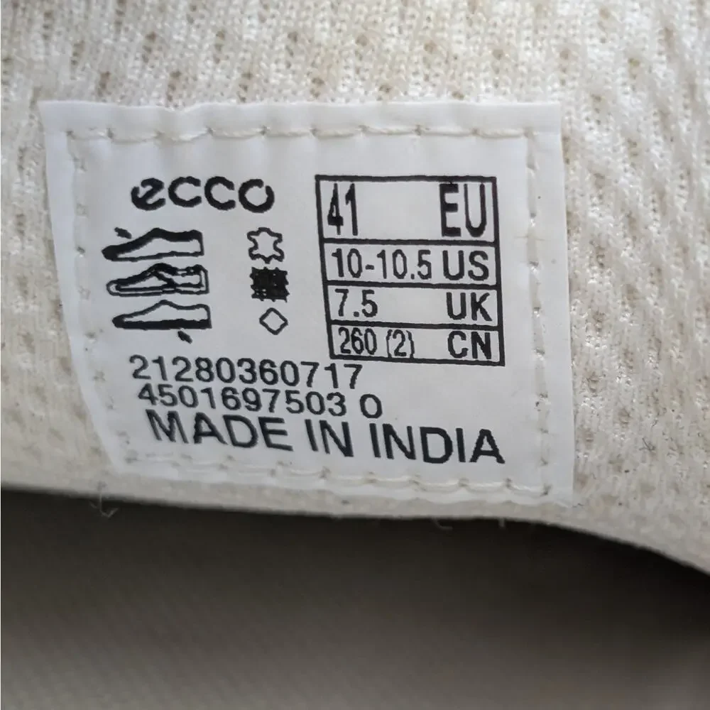 Ecco Street Lite Retro Sneaker Shoes Women's White Size US10-10.5 EU41